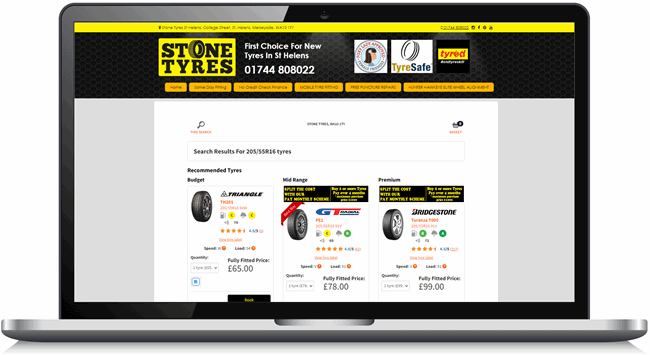 Stone Tyres Desktop Image